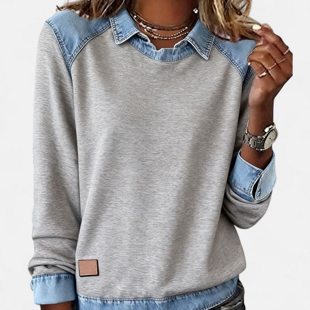 Women's Stylish Cotton Long Sleeve Blouse