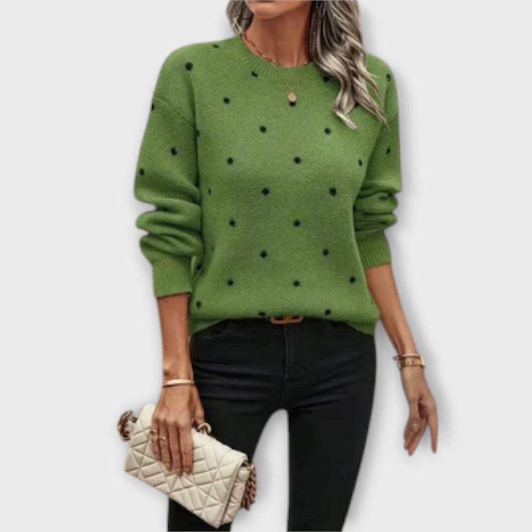 Imelda – Casual Long-Sleeve Knit Sweater