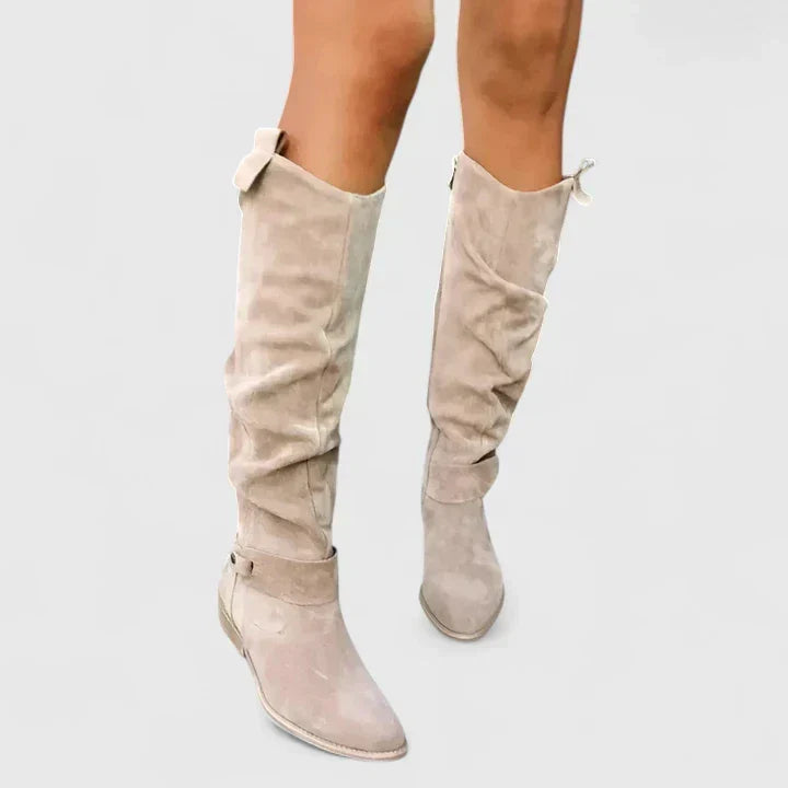 Women's Sophisticated Flat Knee High Boots