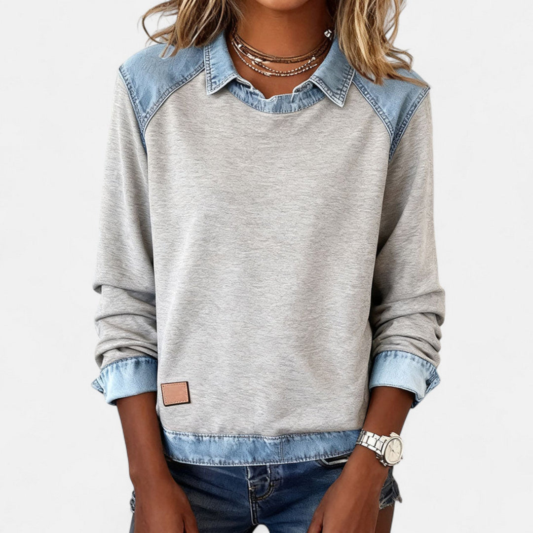 Women's Stylish Cotton Long Sleeve Blouse