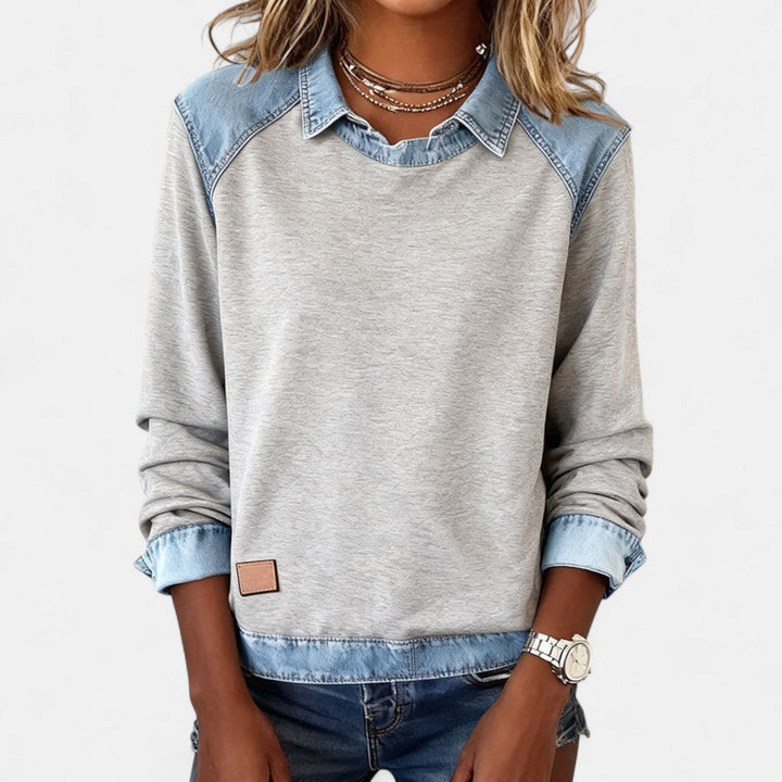 Women's Stylish Cotton Long Sleeve Blouse