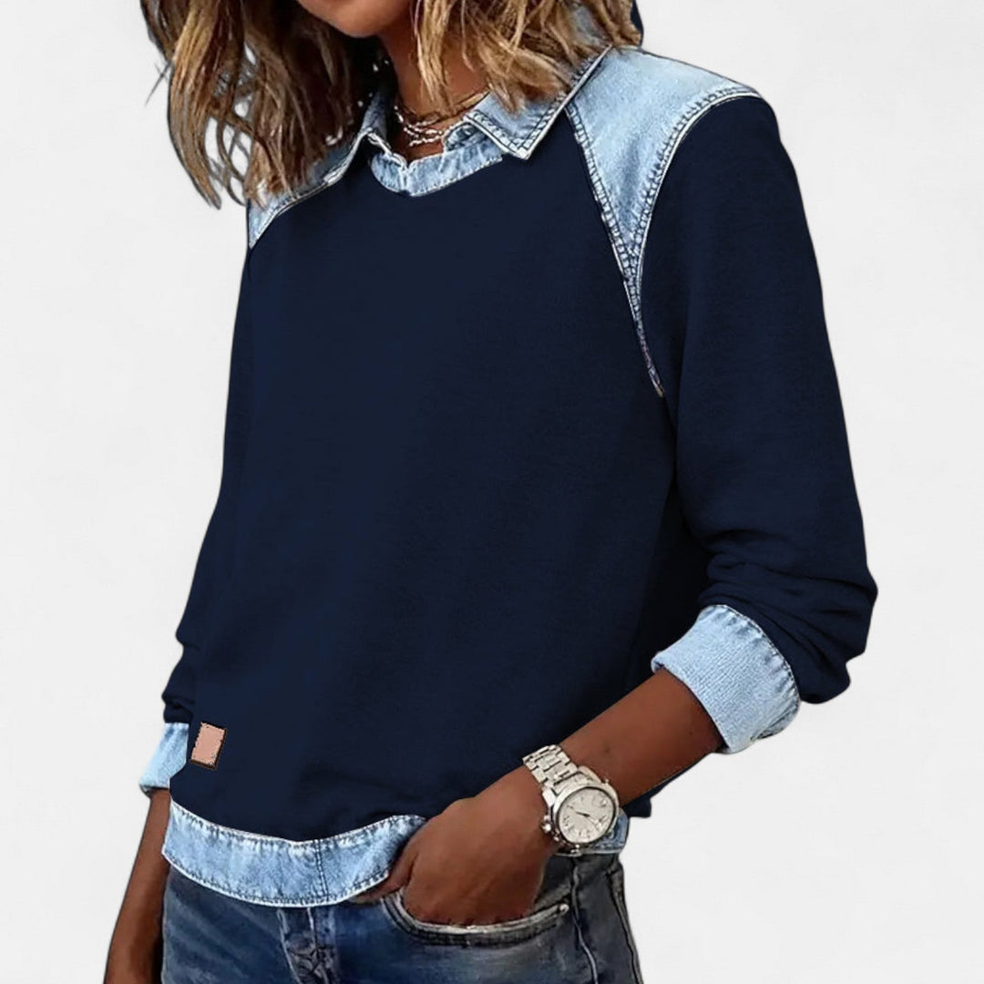 Women's Stylish Cotton Long Sleeve Blouse