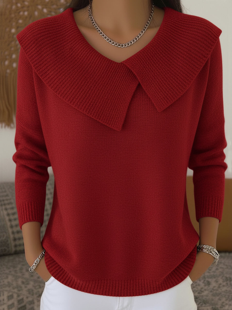 Sofia | Warm jumper with soft collar