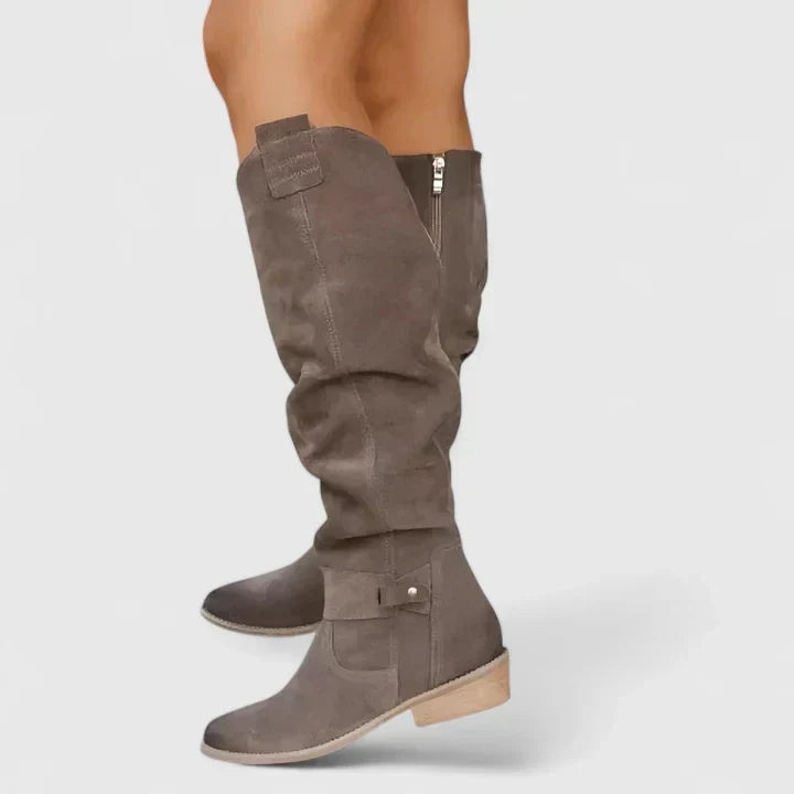 Women's Sophisticated Flat Knee High Boots