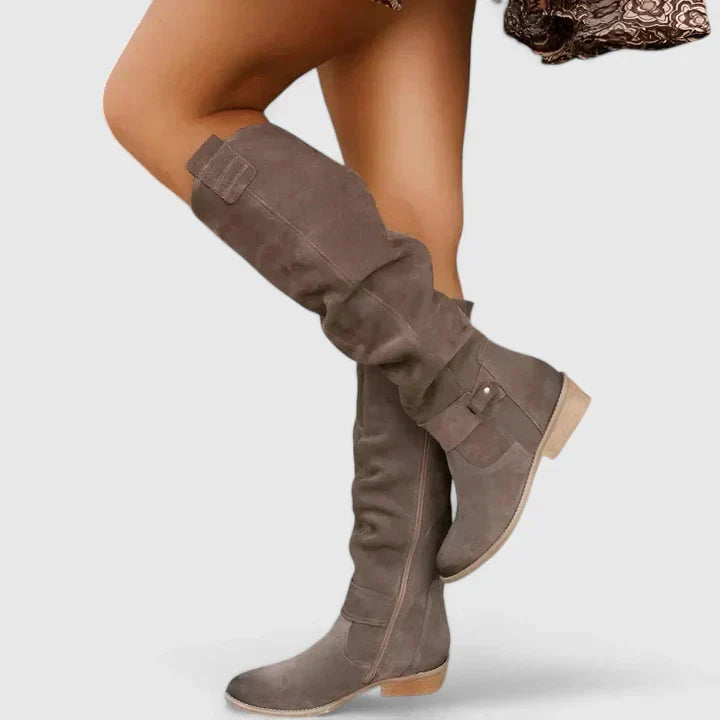 Women's Sophisticated Flat Knee High Boots