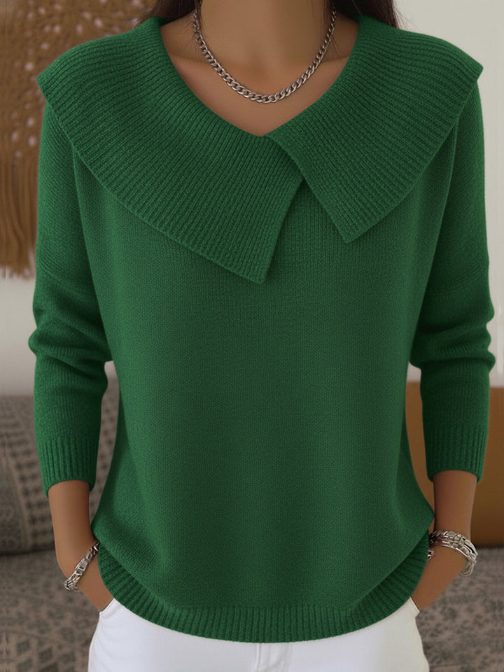 Sofia | Warm jumper with soft collar