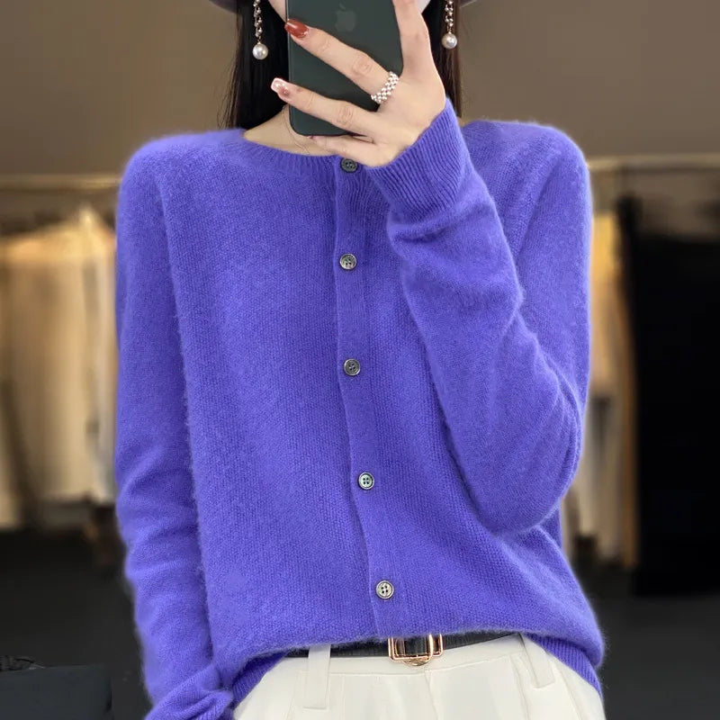 Women's Cosy Wool Knit Cardigan