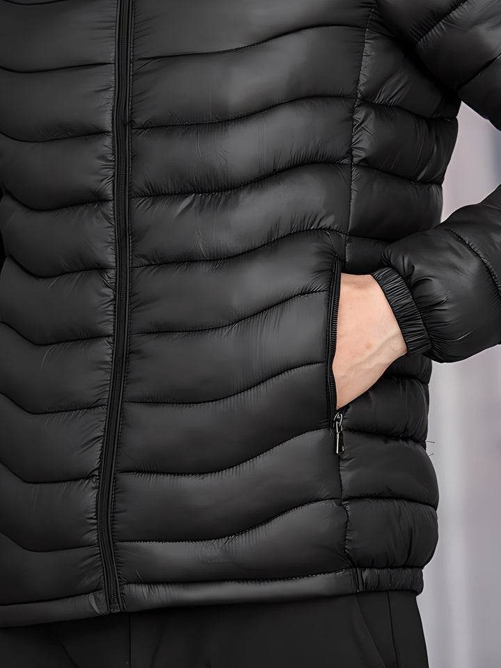 Men's Lovely Quilted Puffer Jacket with Hood