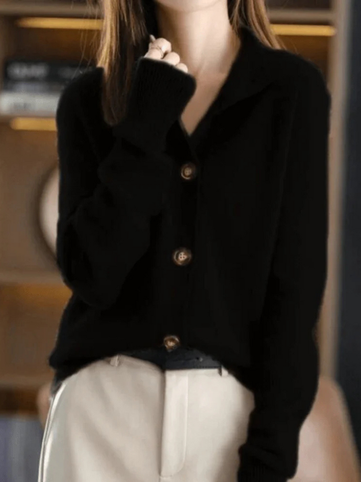 Women's Relaxed Knit Button Down Cardigan