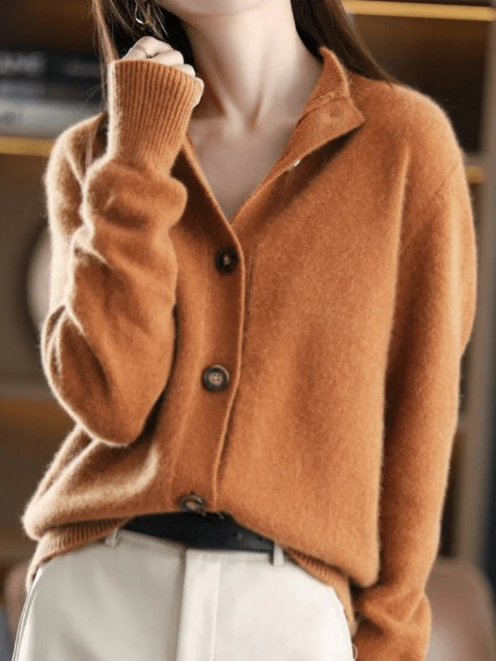 Women's Relaxed Knit Button Down Cardigan