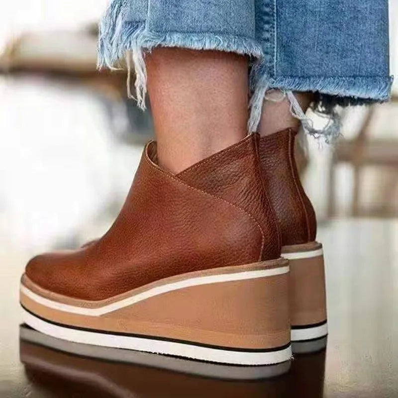 Women's Elegant Waterproof Ankle Boots