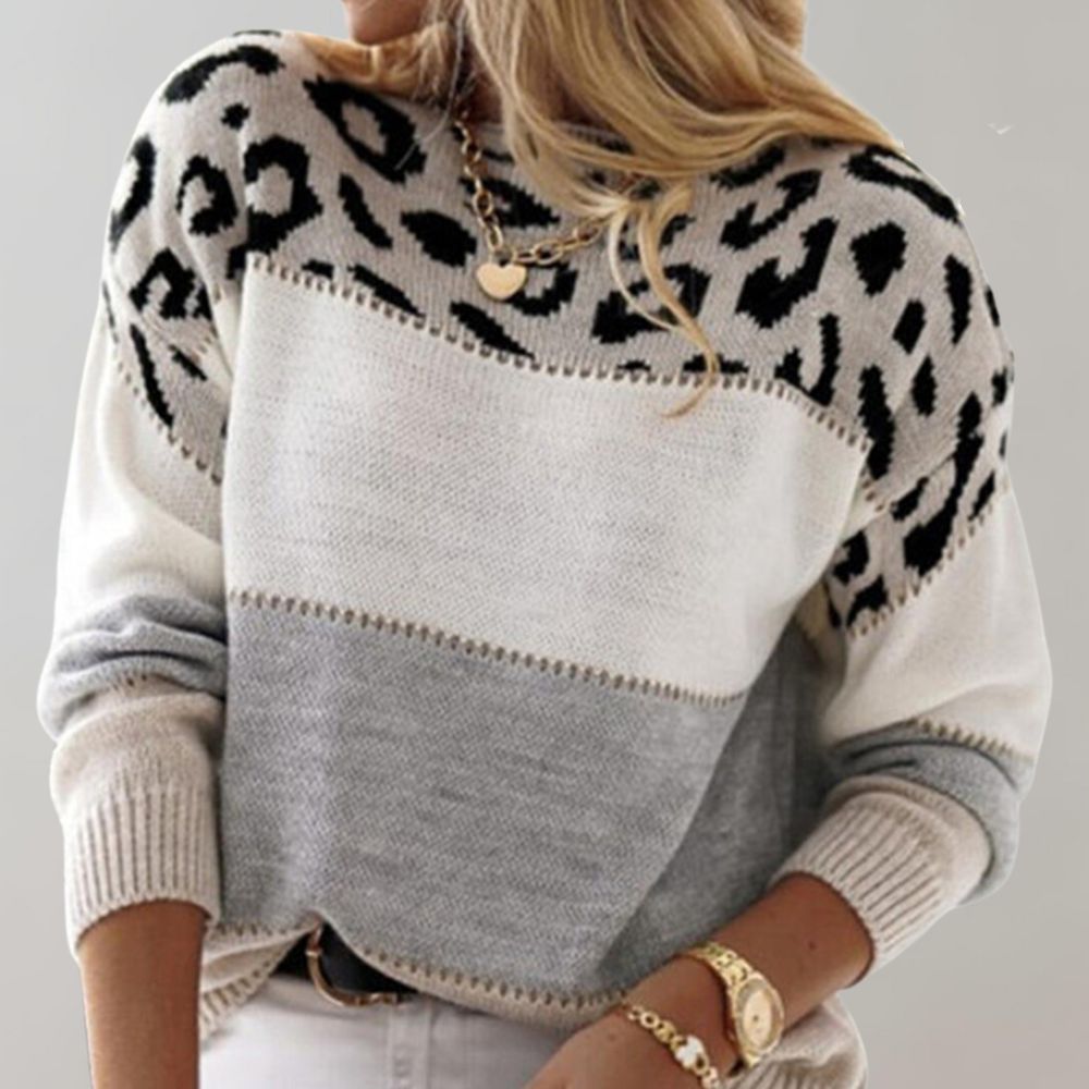 Grace™ | Leopard Elegance Jumper