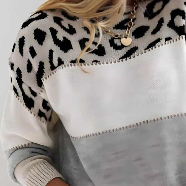 Grace™ | Leopard Elegance Jumper