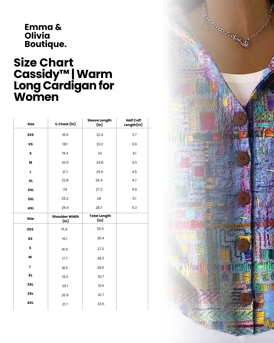 Women's Beautiful Vibrant Long Hooded Cardigan with Button-Up Front