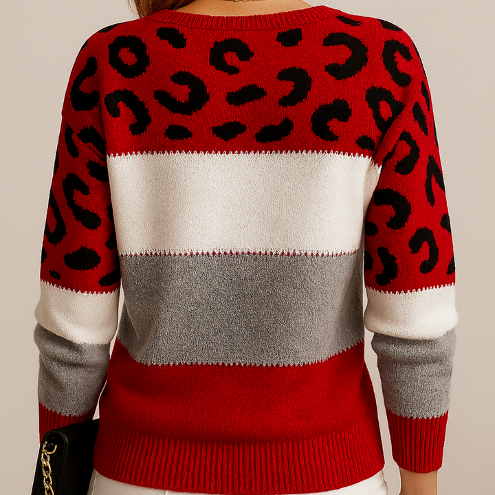 Grace™ | Leopard Elegance Jumper