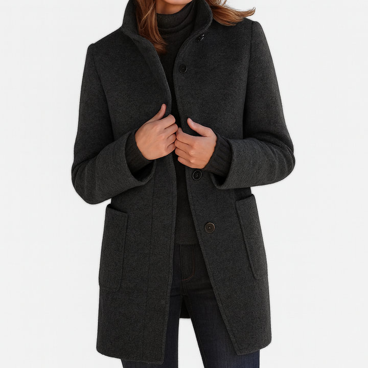 Harper | Women's coat with high collar