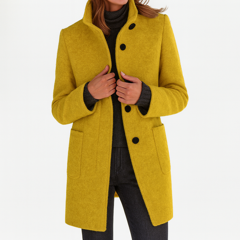 Harper | Women's coat with high collar