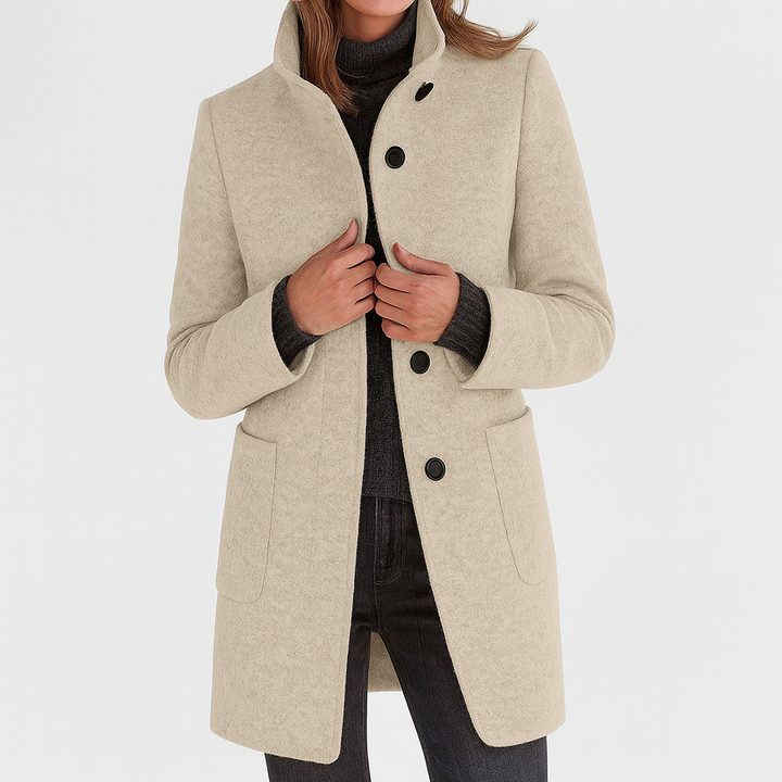 Harper | Women's coat with high collar