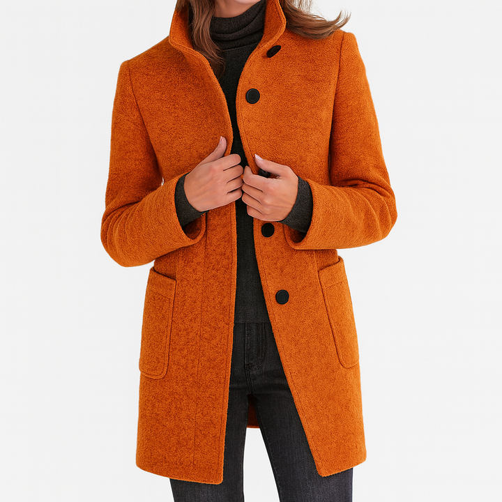 Harper | Women's coat with high collar
