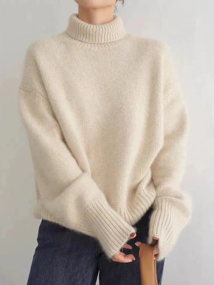 Rosie | Cashmere Roll neck