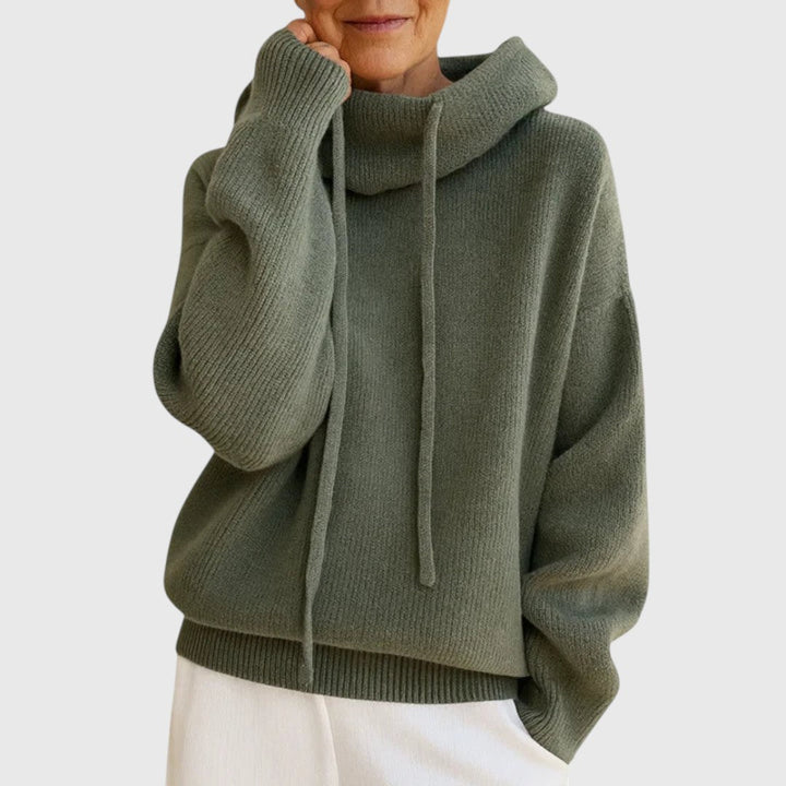 Eden - Drawstring Turtleneck Sweater