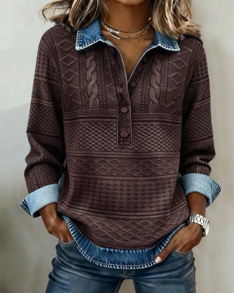Women's Graceful Cable Knit Jumper