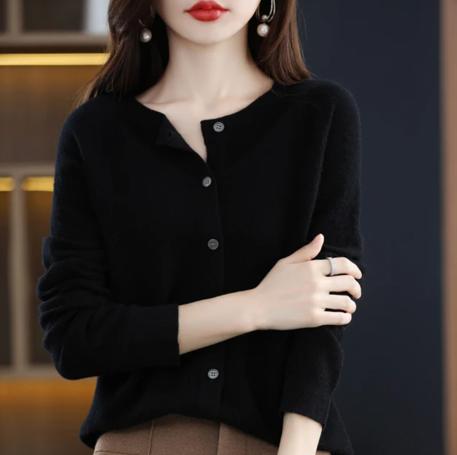 Women's Cosy Wool Knit Cardigan