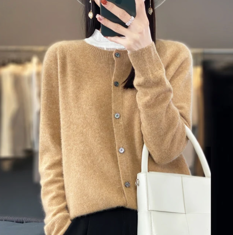 Women's Cosy Wool Knit Cardigan