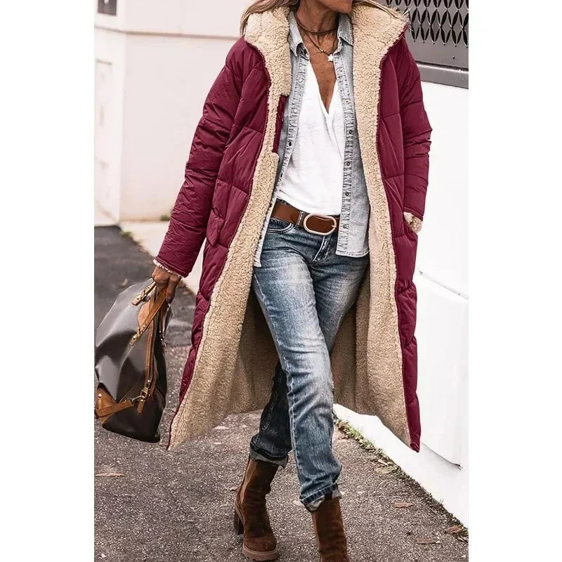 Women's Cosy Quilted Puffer Winter Coat