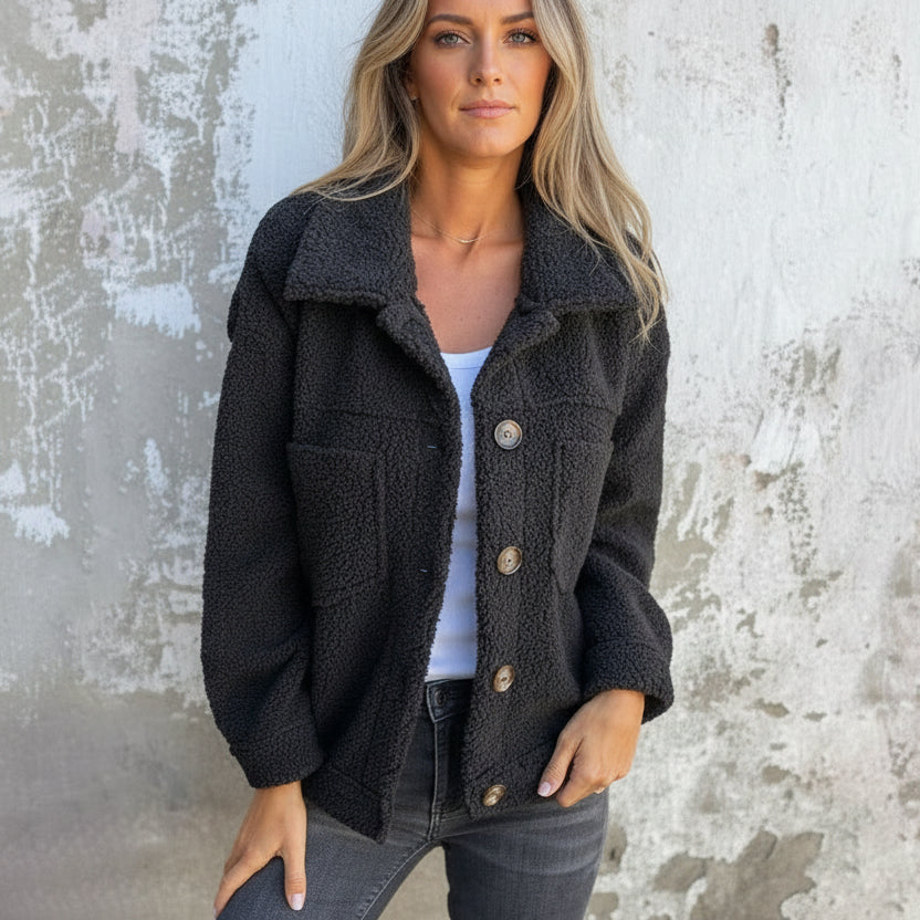 Women's Beautiful Teddy Fleece Shacket