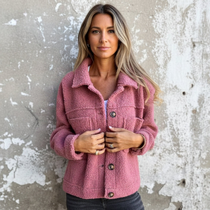 Women's Beautiful Teddy Fleece Shacket