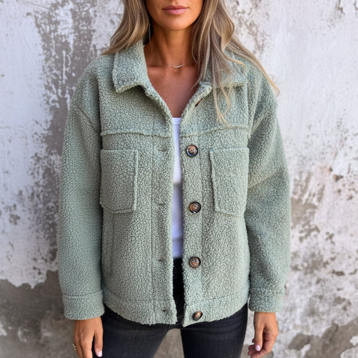 Women's Beautiful Teddy Fleece Shacket
