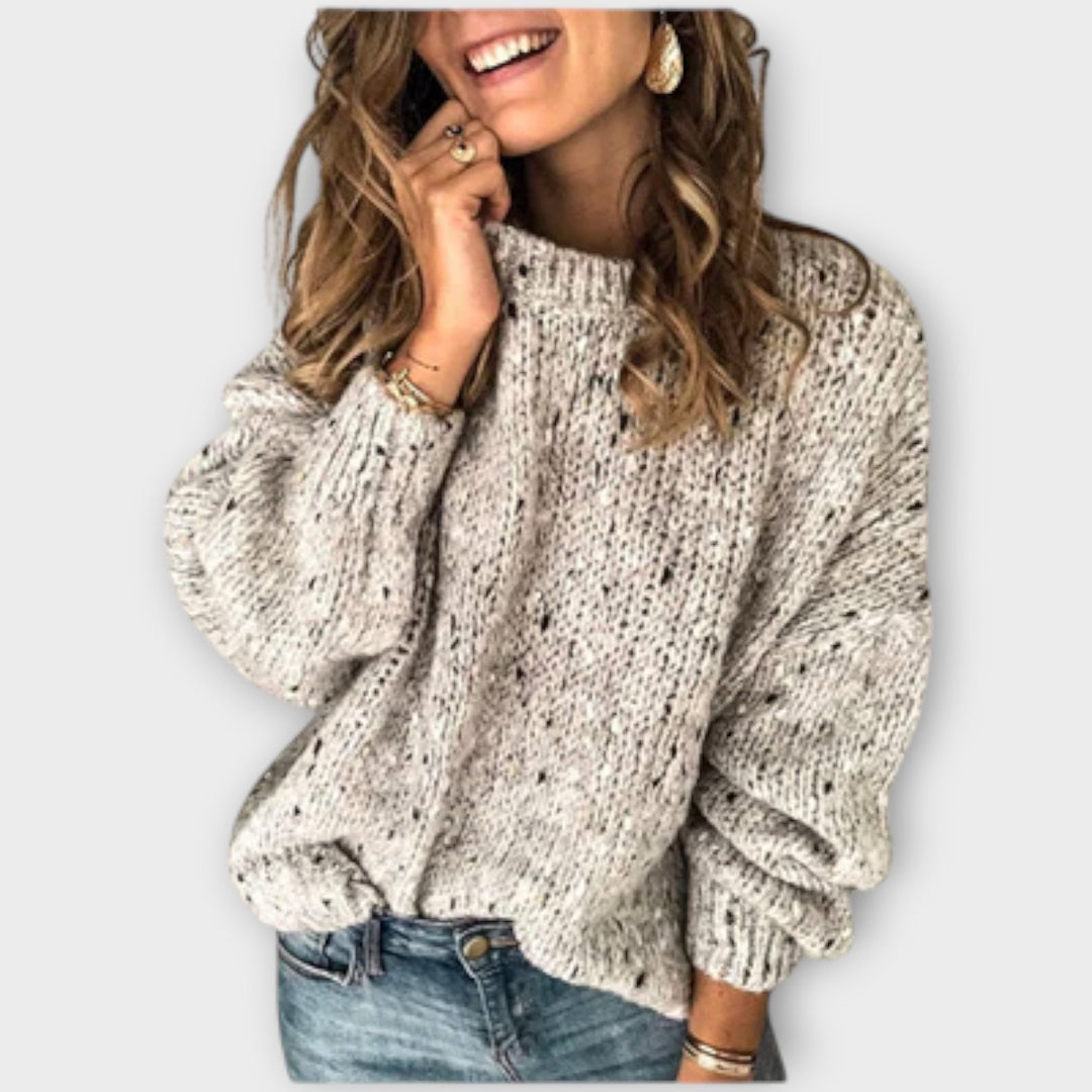 Women's Timeless Chunky Knit Crew Neck Jumper