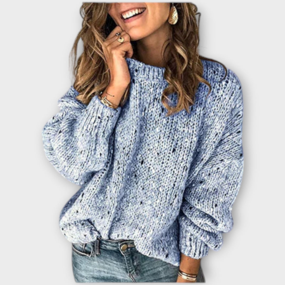 Women's Timeless Chunky Knit Crew Neck Jumper