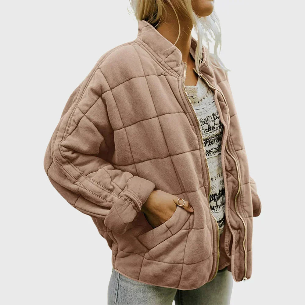 Women's Chic Quilted Puffer Jacket
