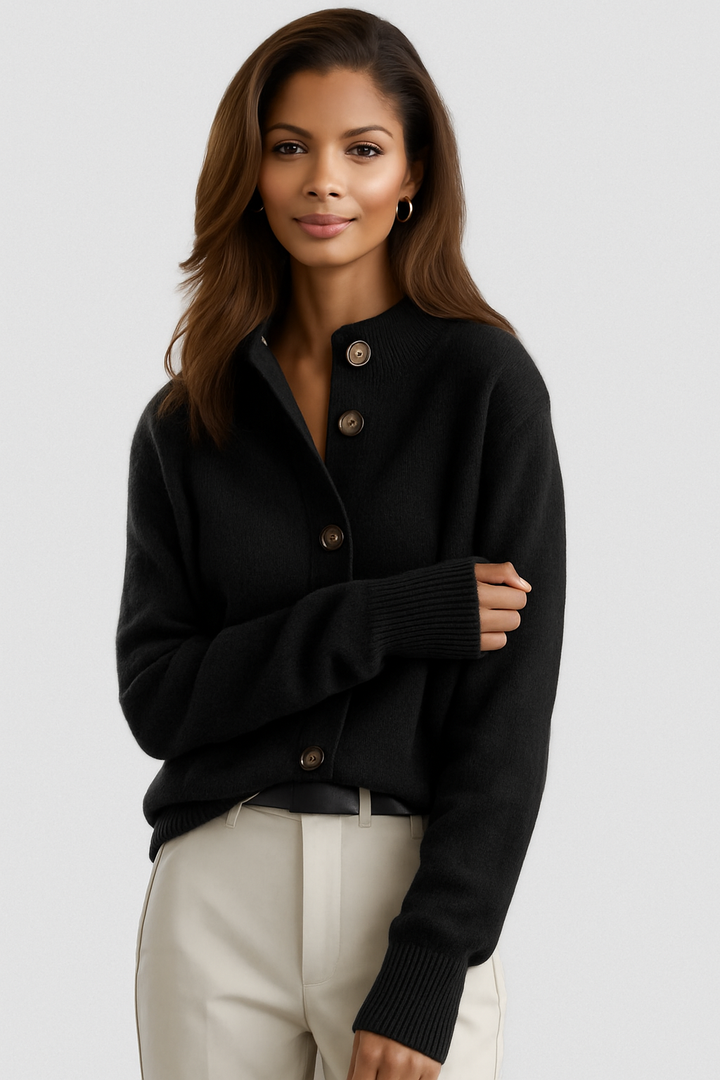 Women's Relaxed Knit Button Down Cardigan