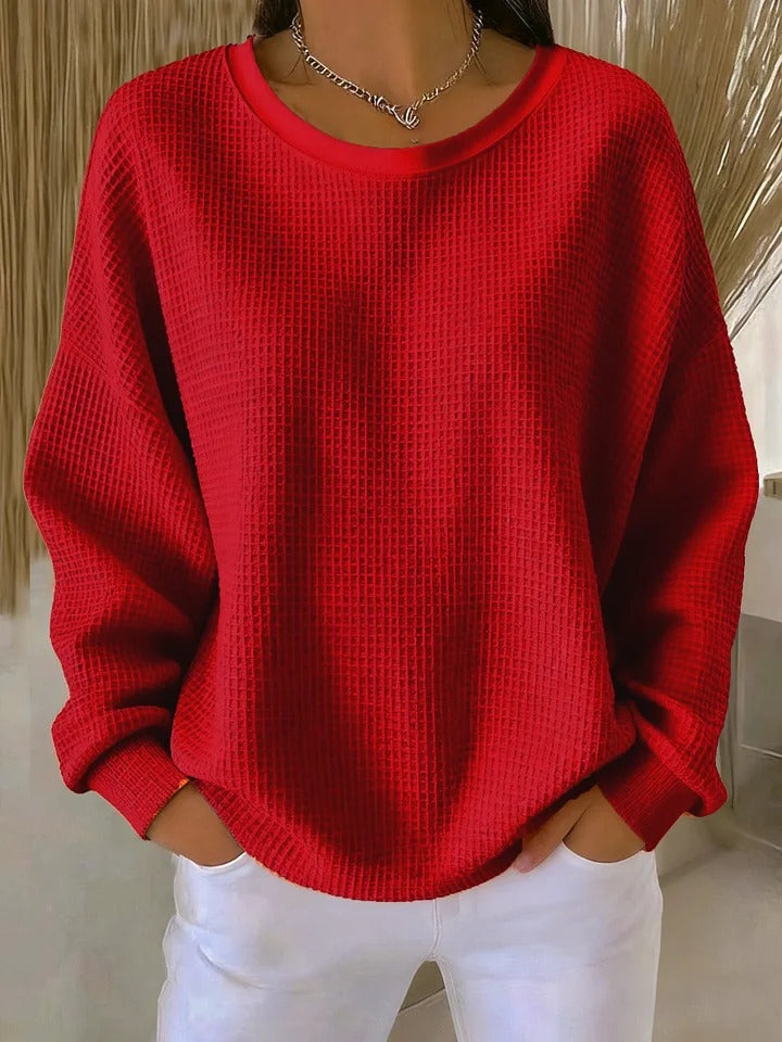 Women's Timeless Knit Jumper with Crew Neck