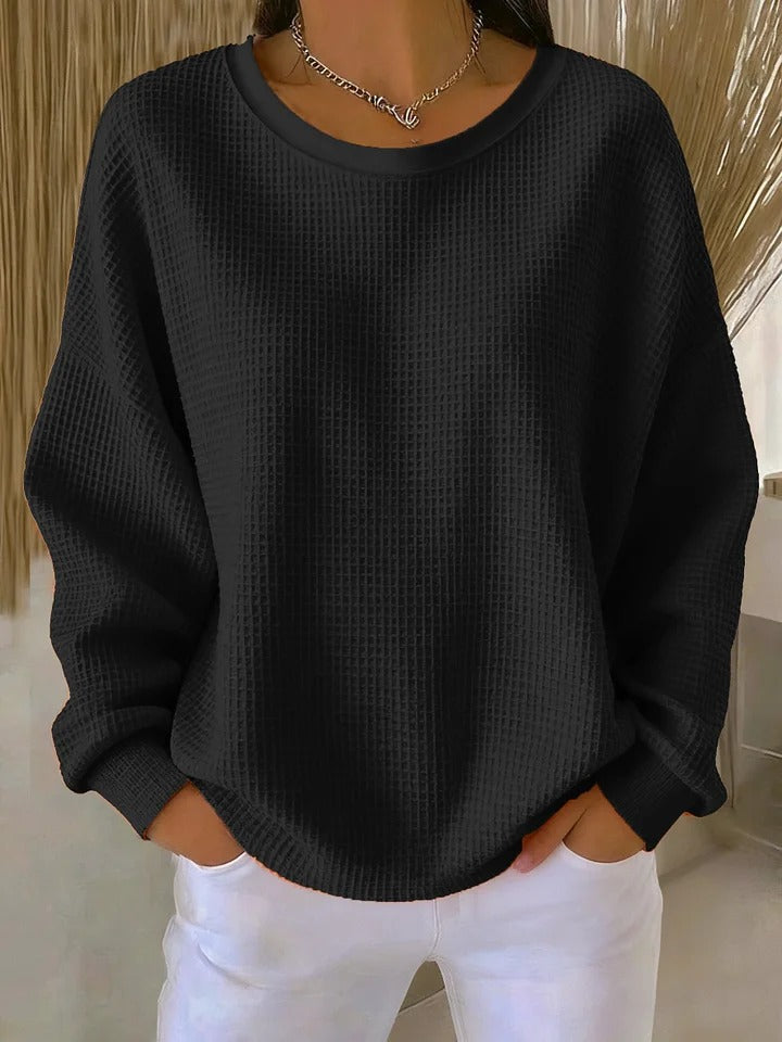 Women's Timeless Knit Jumper with Crew Neck