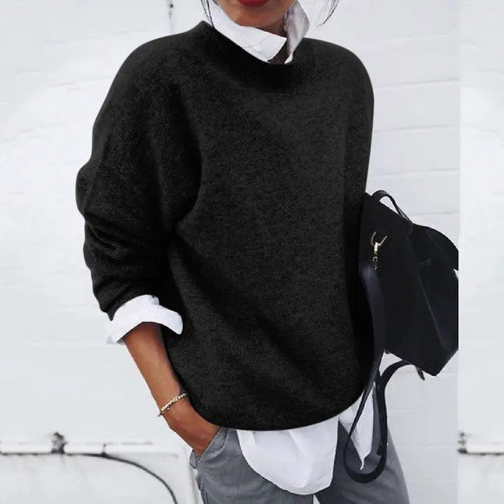 Women's Classic Crew Neck Knit Jumper