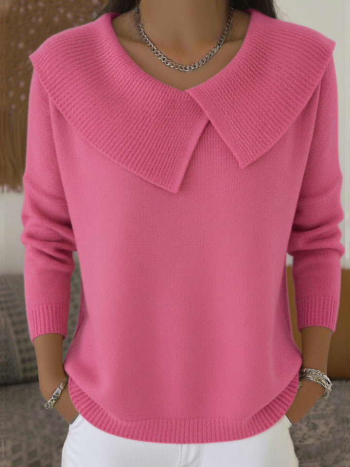Sofia | Warm jumper with soft collar