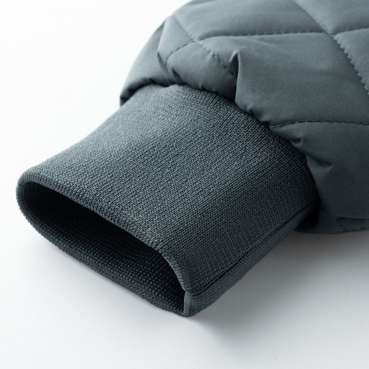 Men's Stylish Quilted Puffer Jacket with Funnel Neck