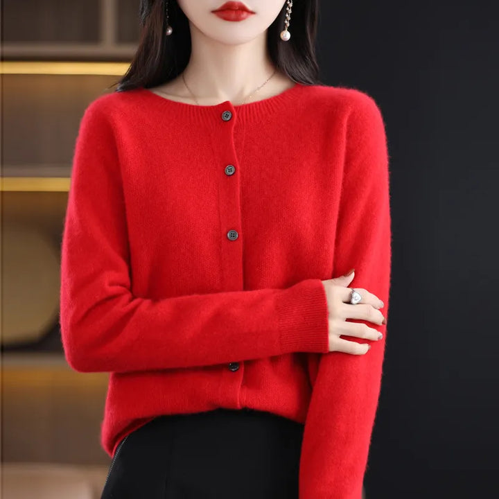 Women's Cosy Wool Knit Cardigan