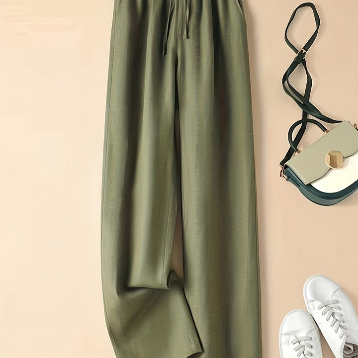 Colette | Wide Leg Drawstring Trousers
