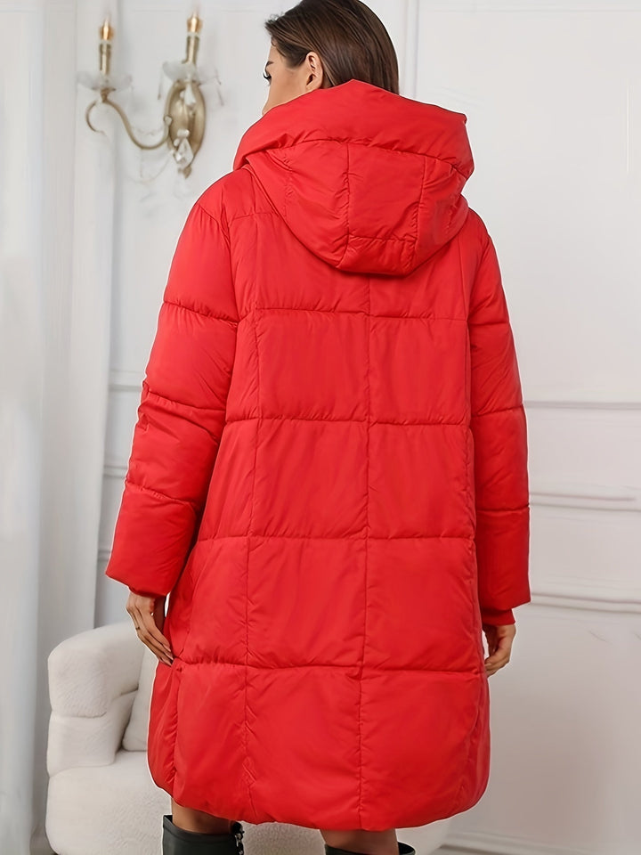 Women's Stylish Quilted Hooded Puffer Oversized Jacket