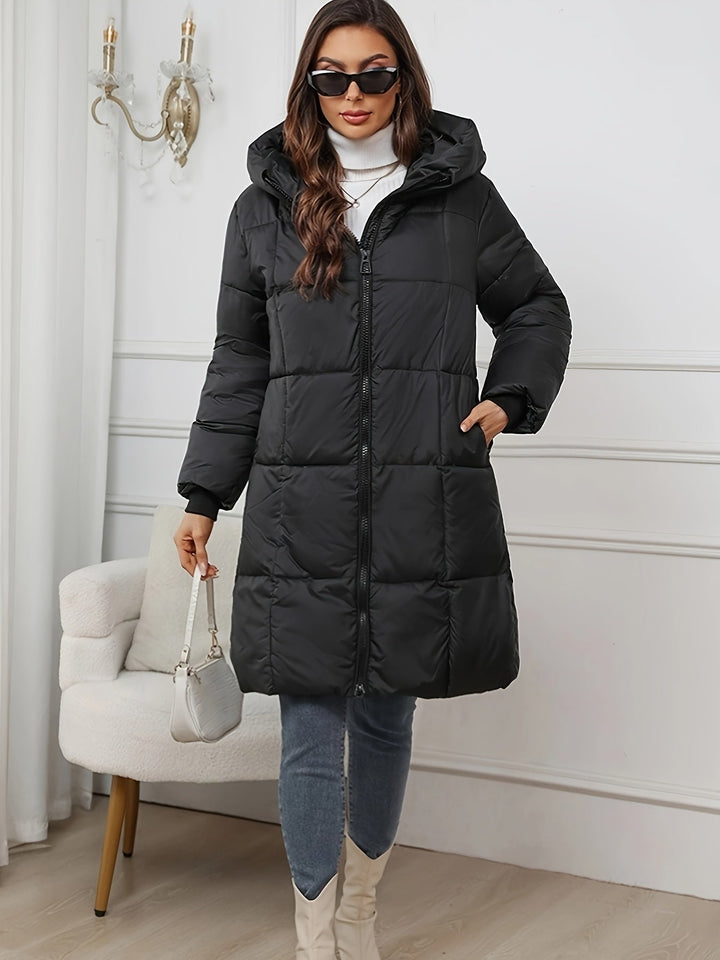 Women's Stylish Quilted Hooded Puffer Oversized Jacket