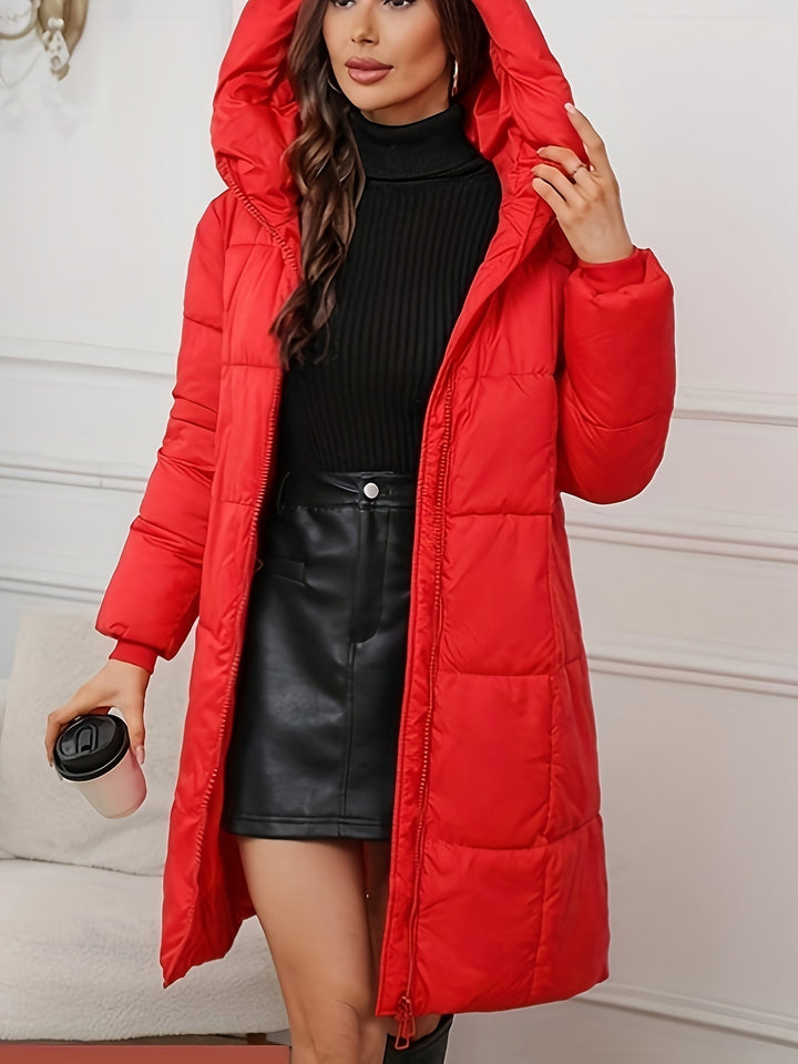Women's Stylish Quilted Hooded Puffer Oversized Jacket