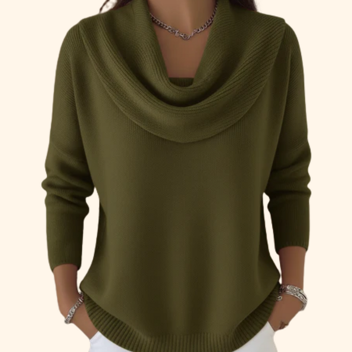 Women's Modern Ribbed Knit Jumper