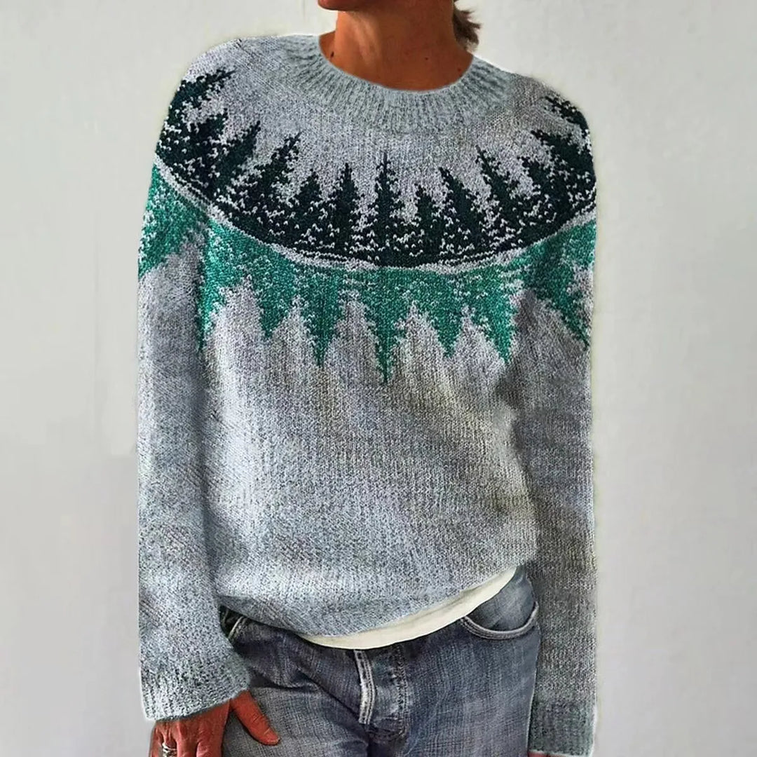 Women's Pretty Fair Isle Knit Jumper