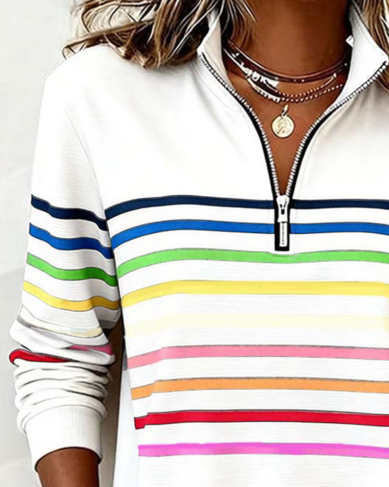 Women's Stylish Knit Quarter Zip Jumper