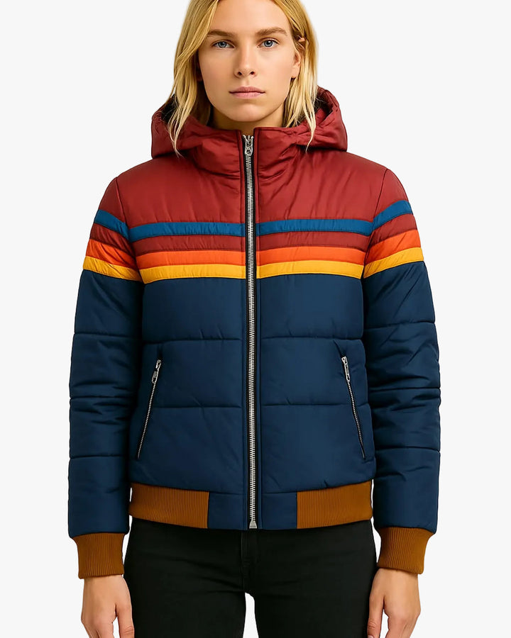 Women's Stylish Hooded Quilted Puffer Jacket